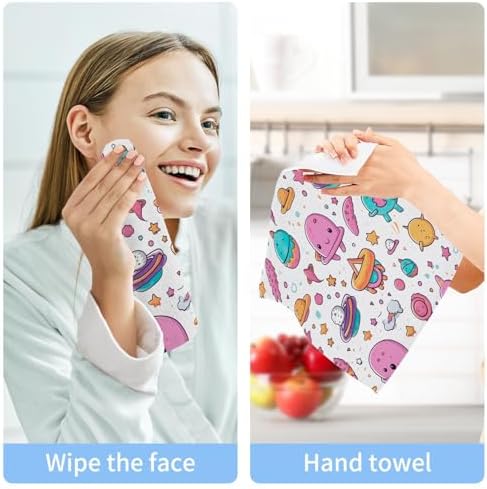 Cartoon Planet Washcloth Set