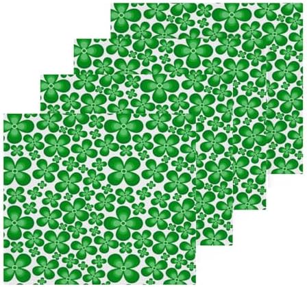 St Patricks Clover Washcloth Set Soft Reusable Perfect for Baby More