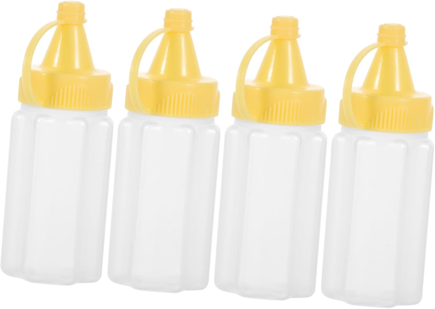 OKUMEYR 16-Piece Small Squeeze Bottles for Salad Dressing Condiments