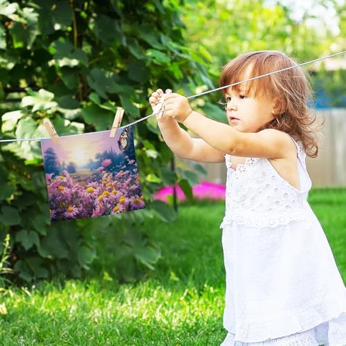 10-Piece Daisy Flower Washcloth Set