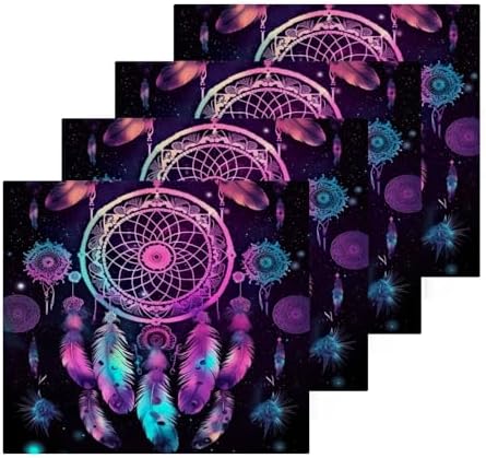 Dreamcatcher Washcloths 2 Pack Soft Absorbent Cotton Face Towels
