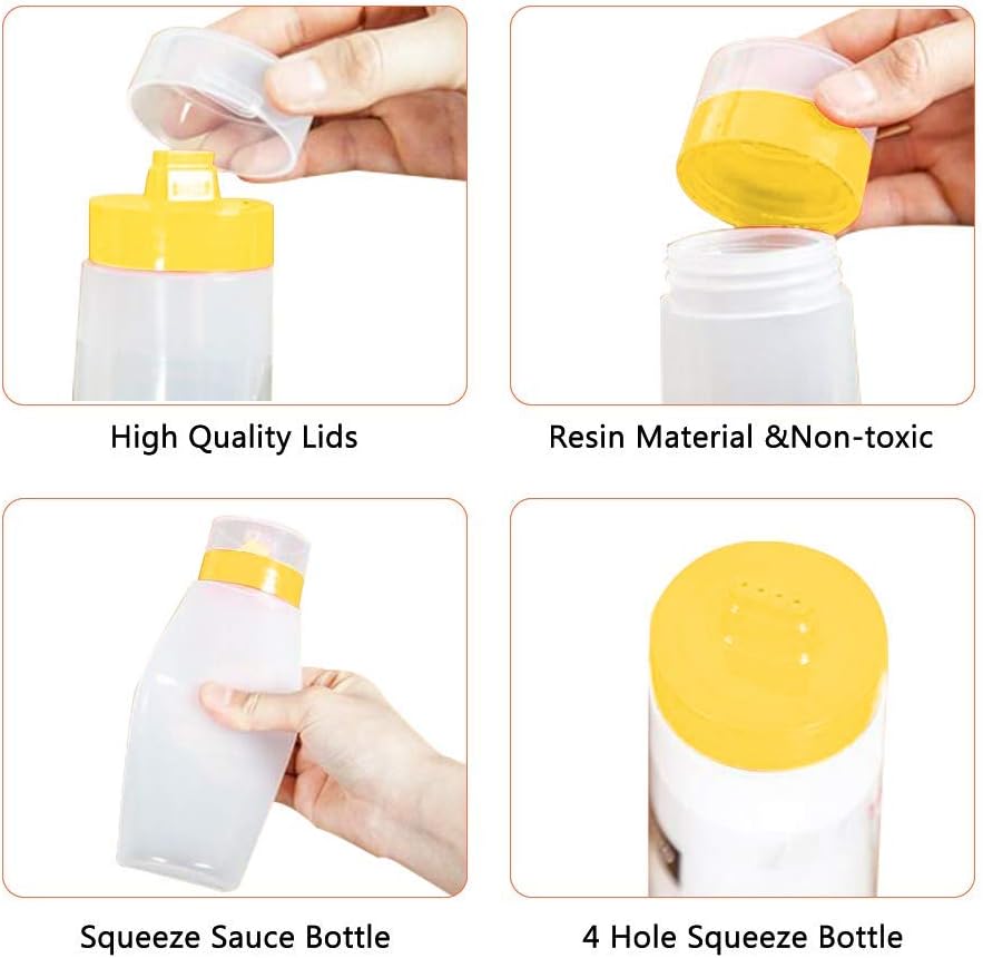 Ergonomic Mayonnaise Dispenser4-Hole Capacity