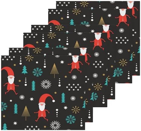 Christmas Gnomes Washcloth Set - Fast-Drying cotton for Home Kitchen