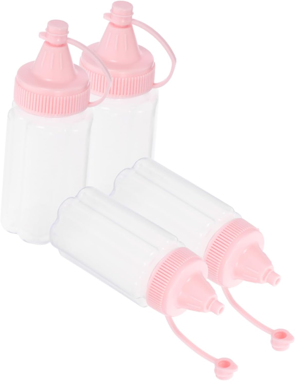 MAGICLULU Plastic Squeeze Bottle Durable Condiment dispenser for Home Restaurant Kitchen Use