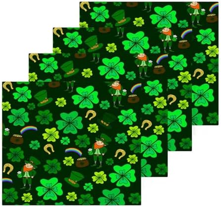St Patricks Day Soft Washcloth Set for Babies