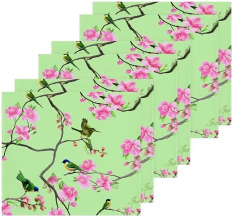 Bird-Shaped 12x12 Cotton Washcloths for Bathroom Gym and More