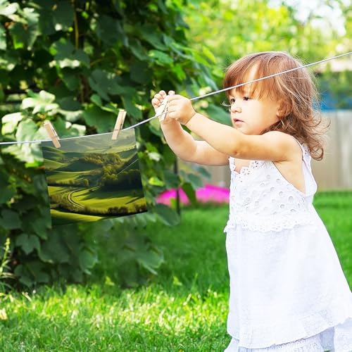 Must-Have Green Landscape Washcloth 12x12 Soft Reusable