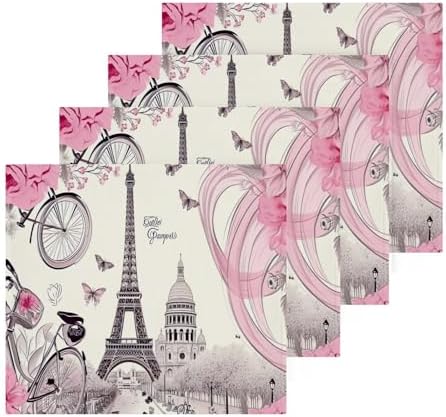 Eiffel Tower Washcloths 2-Pack