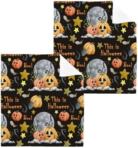Halloween pumpkin washcloths Perfect Bath Gym Essentials
