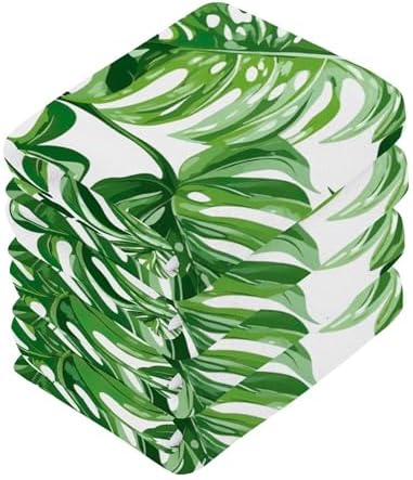 Tropical Leaves Washcloth Set