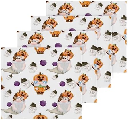 Yettasbin Halloween Gnome Washcloths 2 Pack