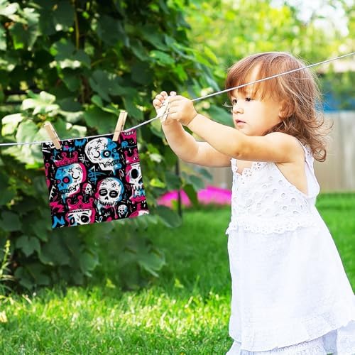 Yetitasbin Skull Washcloth Set 2-Pack