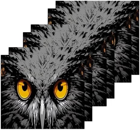 YETTASBIN Owl Washclots