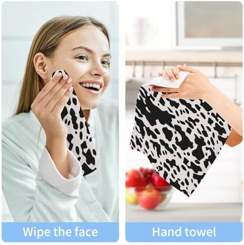 Cool Cow Print Washcloths 2 Pack