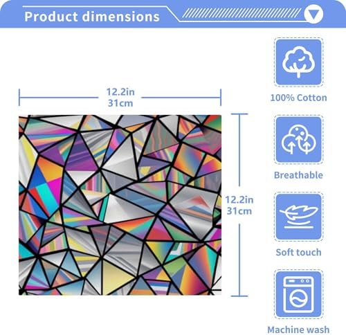 Double-Sided Irregularly Absorbent Soft Washcloths for Face Hand and Body