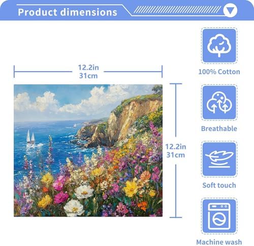 Discover Perfect multi-use washcloth set for everyday tasks - Xigua Beautiful Seascape