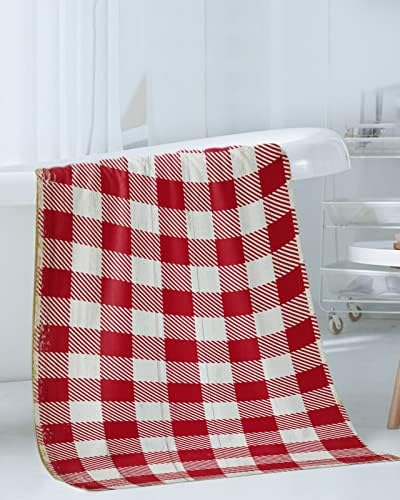 Merry Christmas Microfiber Towels Set for Bathroom