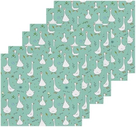 xigua Cute Goose Washcloth Set - Fast Drying Multi-Purpose Towels