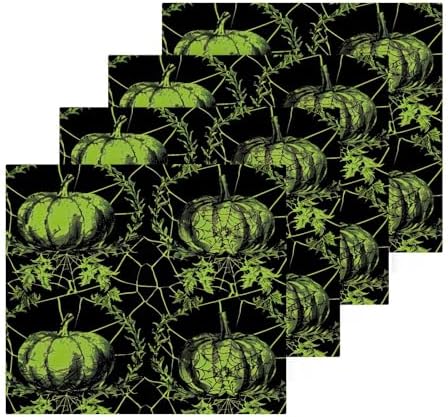 YETTASBIN Halloween Pumpkin Washcloths 2 Pack 1