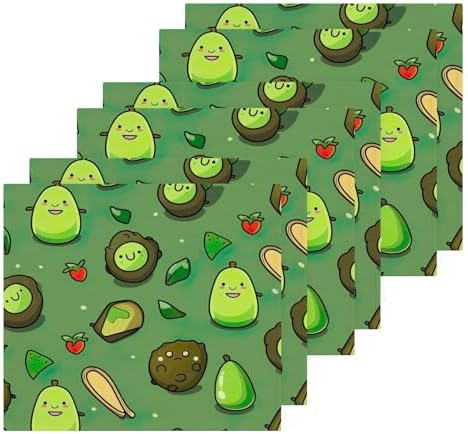 Natural Avocado Face Towels Set of 2