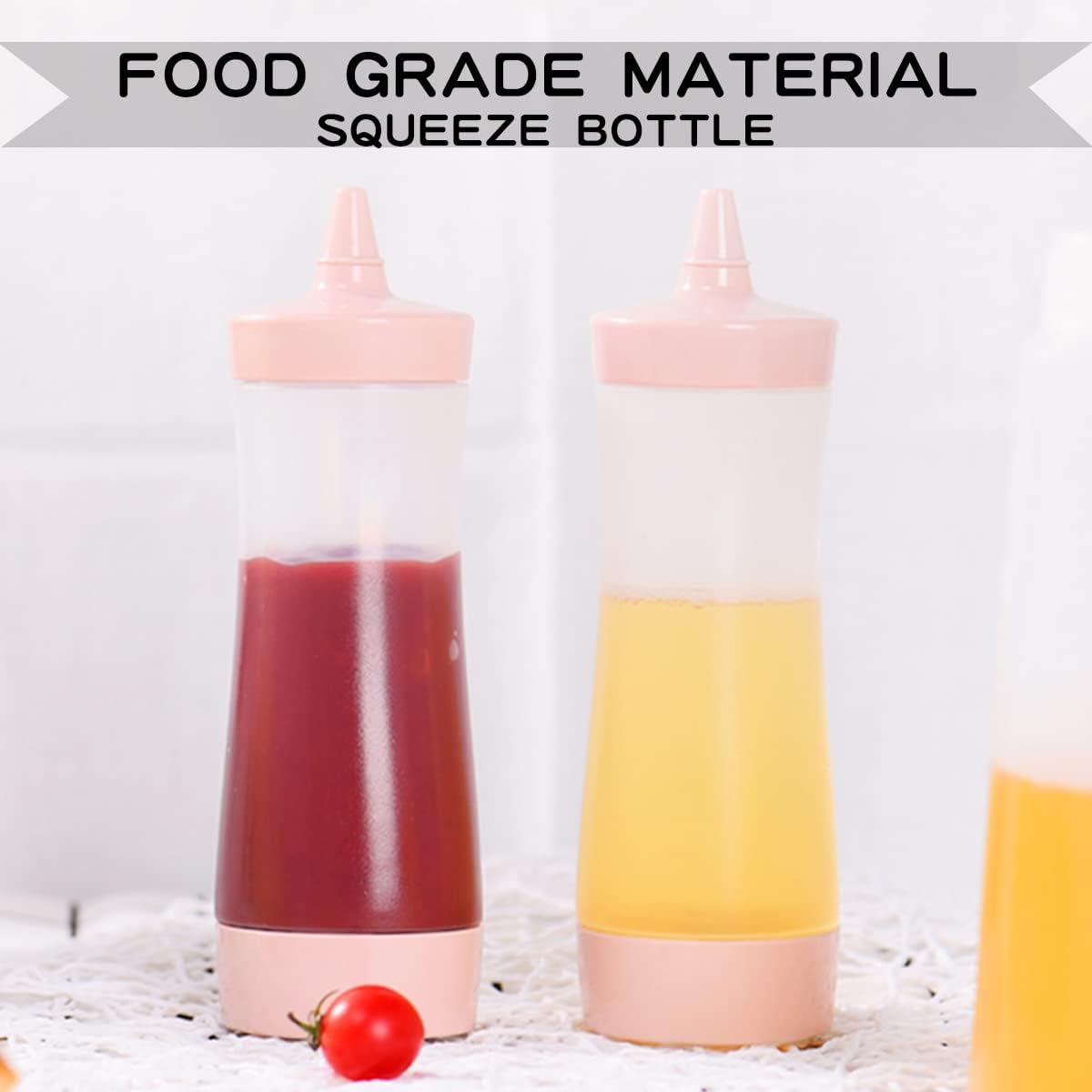 3-Piece Squeeze Bottle Set for Kitchen