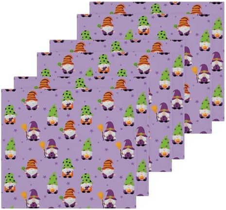Halloween Gnome Washcloth Set 12x12