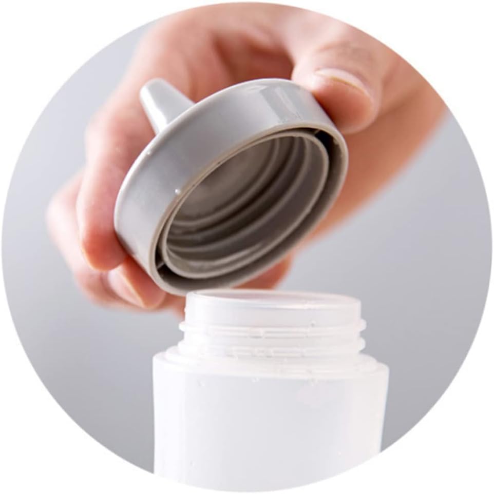 Mikinona Squeeze Bottle 350ml Reusable Leakproof TranslucentCondiment Dispenser