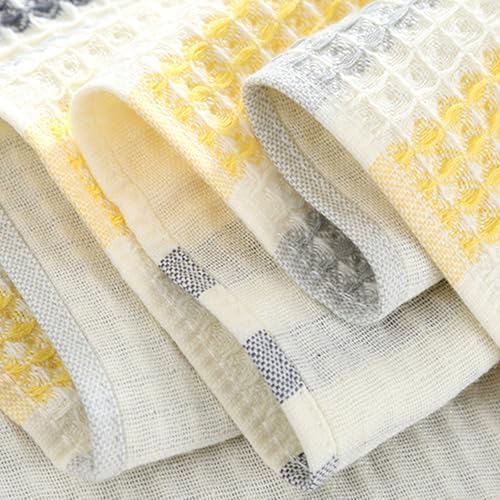 Soft Cotton Washcloth for Daily Use Durable Striped Design