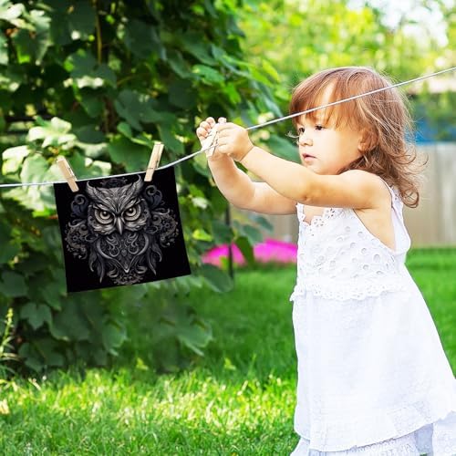 Yettasbin Owl Washcloths x2
