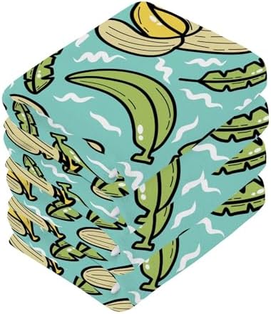 Xigua Banana Pattern Washcloth Set