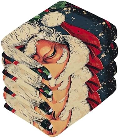 Xigua Cartoon Santa Claus Washcloth Set