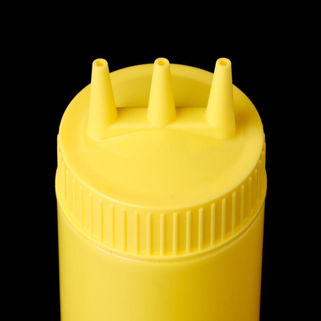 3 Hole Squeeze Bottle Condiment Dispenser