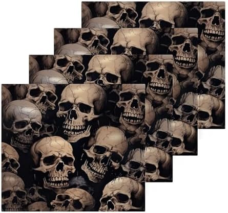 Yettasbin Skull Washcloths