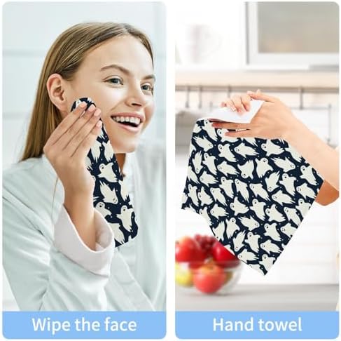 Scare-CUTE Halloween Ghost Washcloth 2-Pack
