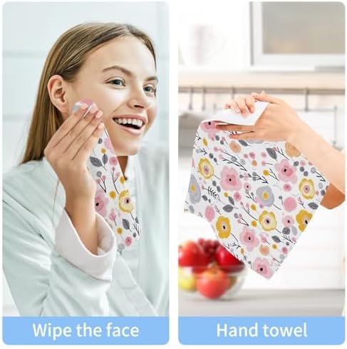 Wildflower Washcloth Set for Babies and Kids 2Pack