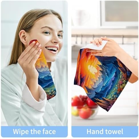 Nature Mountain Soft Washcloth 2Pack