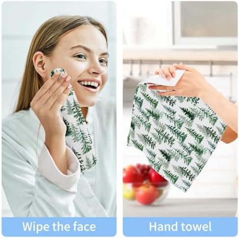 Burbuja Forest Trees Cotton Washcloth Set of 2