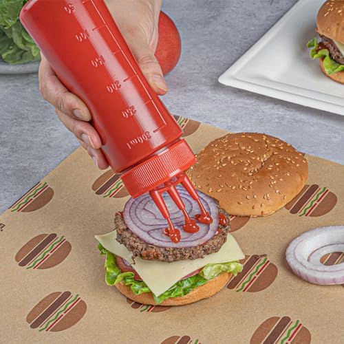 12 Oz Ketchup Squeeze Bottles - 6-Pack