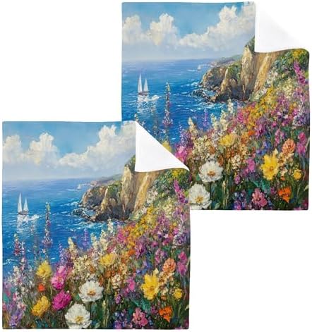 Discover Perfect multi-use washcloth set for everyday tasks - Xigua Beautiful Seascape