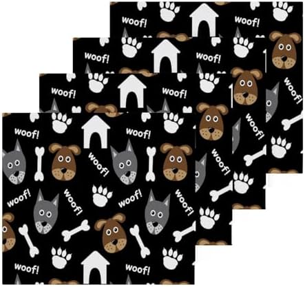 Quick ships premium dog paw washcloth reusable absorbent_INV007