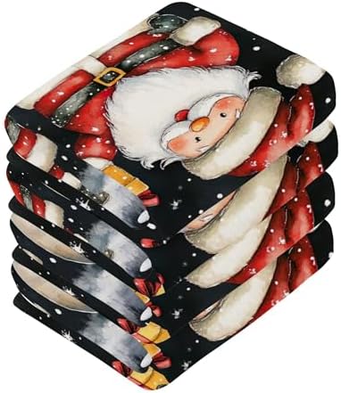 Xigua Cute Christmas Washcloth Set - Durable and Fun for Family