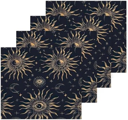 Sun Moon Washcloth Set