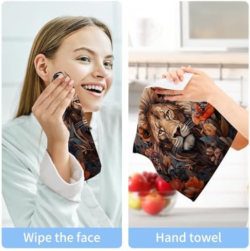 Triple- layers Soft Washable Baby Face Towels for Gat 2Pack