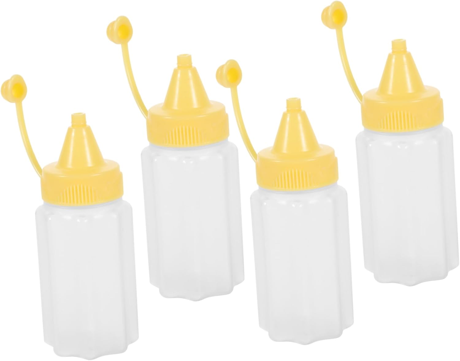 OKUMEYR 16-Piece Small Squeeze Bottles for Salad Dressing Condiments