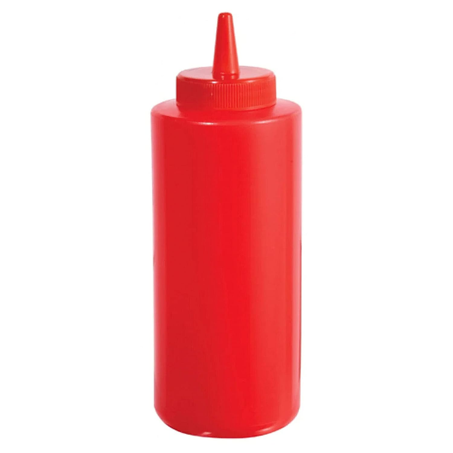 Enjoy mess-free conveniences with our pack of 12 red condiment bottles