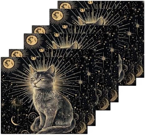 Xigua Cat Moons Washcloth Set