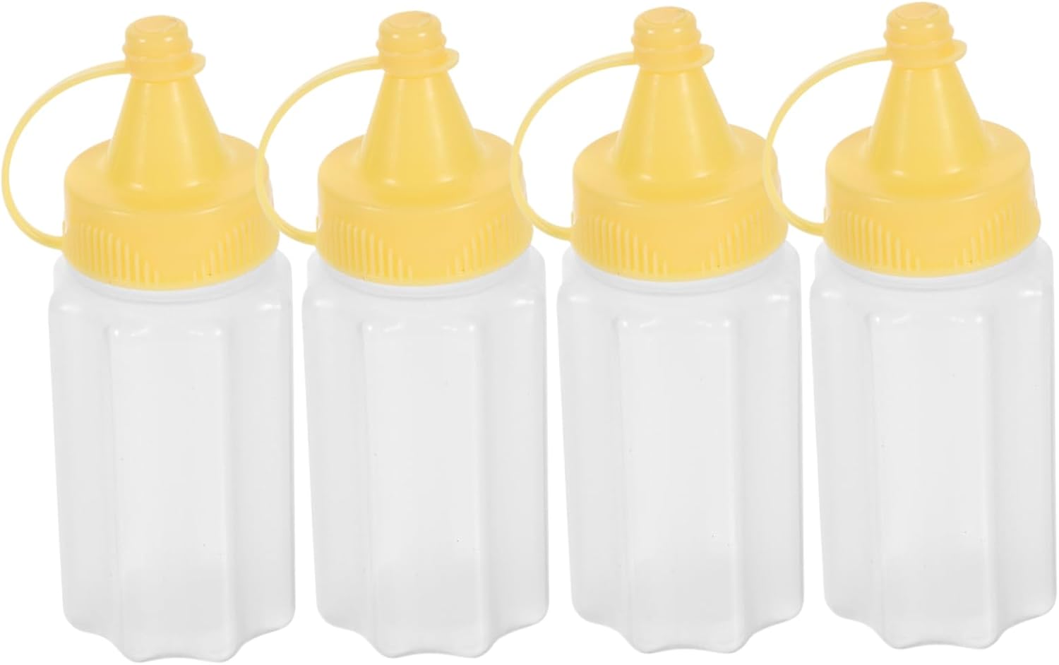 OKUMEYR 16-Piece Small Squeeze Bottles for Salad Dressing Condiments