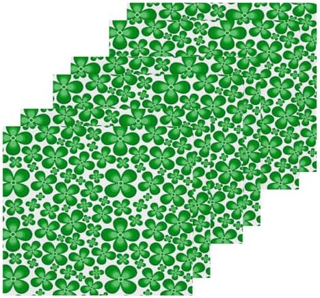 St Patricks Clover Washcloth Set Soft Reusable Perfect for Baby More