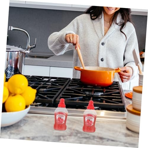 Zerodeko Mini Refillable Squeeze Bottles Cook Kitchen Visually