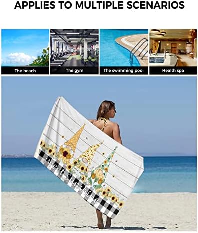 Inspection Gnomes Plaid Towel Set